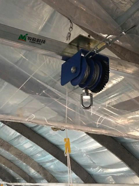 Poultry Farm Lifting Equipment U - Shaped Ring Winch