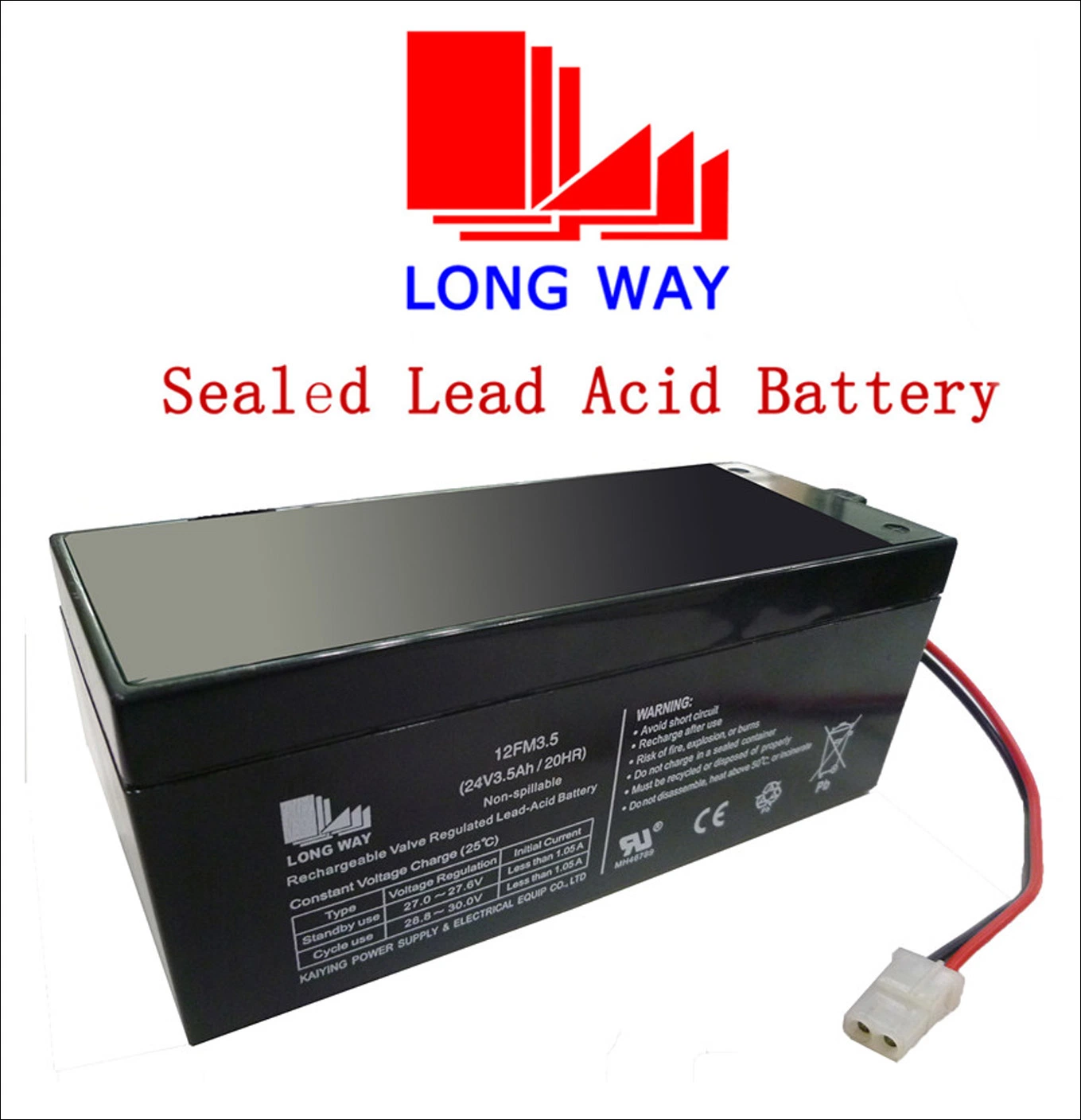 4V4.5ah Small Size Lead Acid Battery Used for Flashlight/Electric Torch