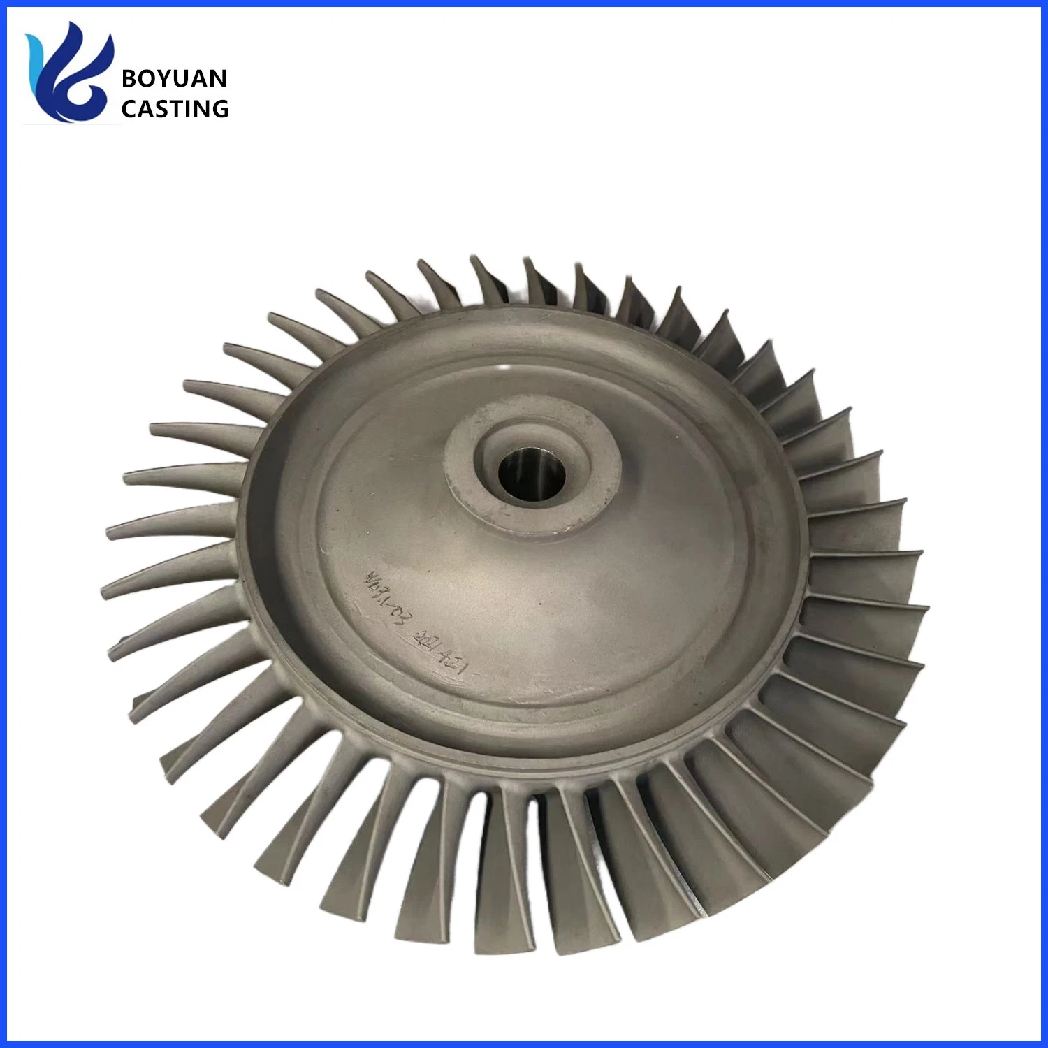 Nickel Based Alloy Precision Lost Wax Investment Vacuum Casting Turbine Wheel Used for Turbojet Diesel Engine Spare Parts