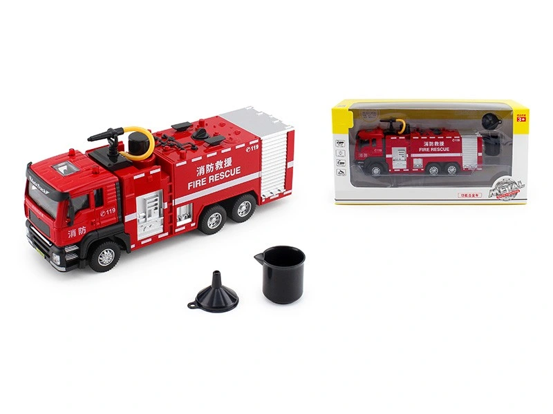 Ziehen Sie Zurück Alloy Car 1: 50 Diecast Auto Spielzeug Container Spielzeug Lkw-Modell