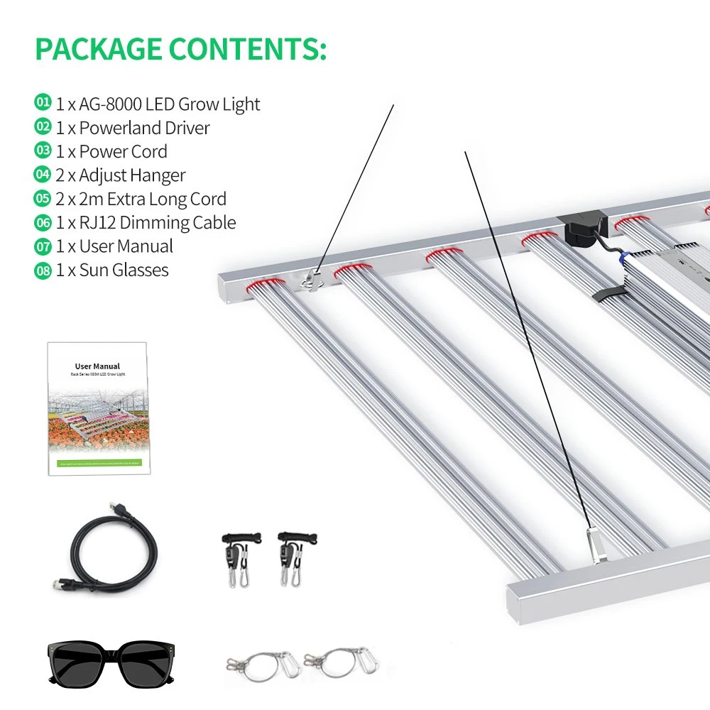 El LED al por mayor de la luz de 730W Crecimiento 800W 1000W LED Lámpara de espectro completo crecer para interiores, los rendimientos de plantas medicinales