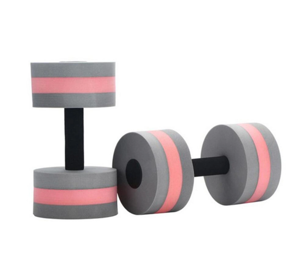 EVA Wholesale Custom Logo Round Shaped Colorful Cheap Swimming Foam Waterproof Dumbbells