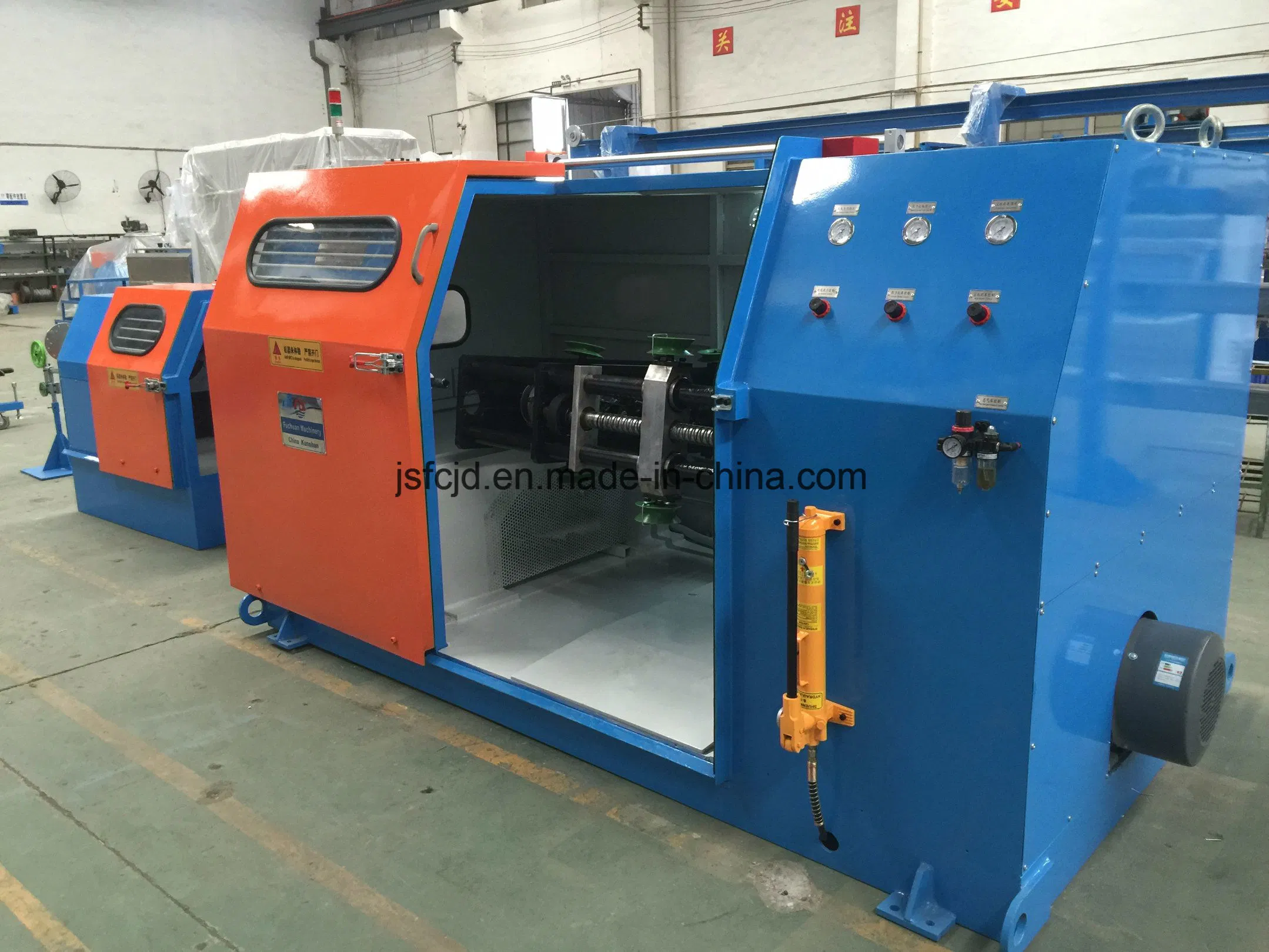 Copper Cable Core Unilay Wire Single Twist Buncher Bunching Stranding Coiling Extrusion Rewinding Winding Tubular Drawing Extruder Recycling Machinery Machine