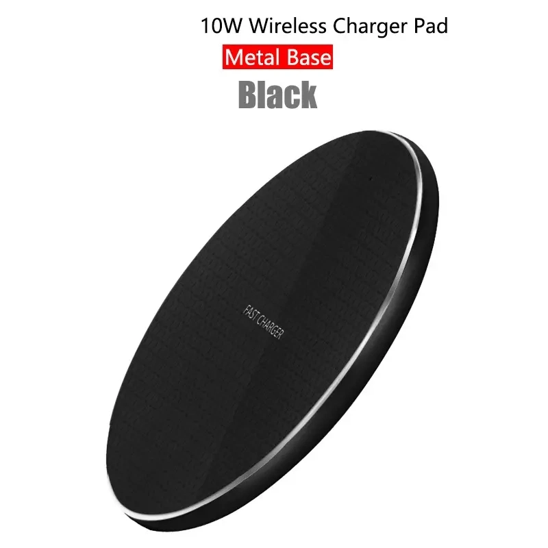 K8 LED Light Wireless Charger Pad - 10W Fast Charging for Phone, S Msung, Hu Wei