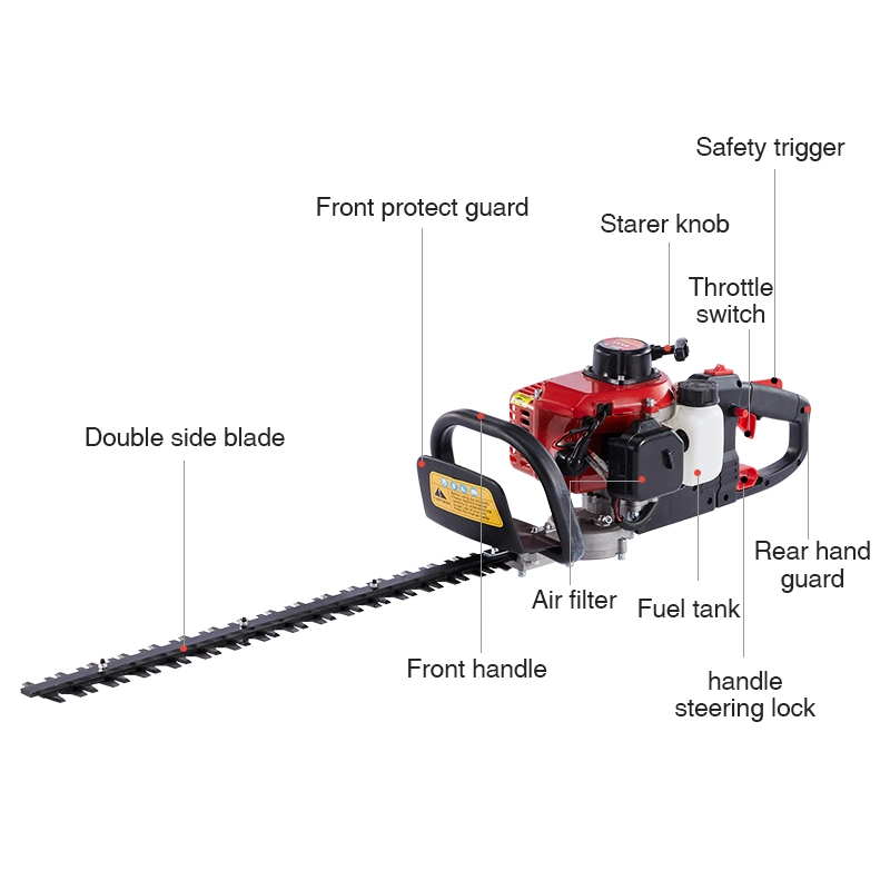 China Fabrik Tiller Blade Edge Trimmer Electric Tree Grass Hedge Trimmer