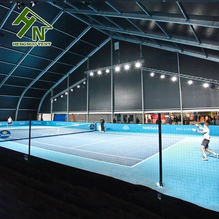 2022 Neues Design Durable Aluminium Struktur Sport Event Prefab Haus Indoor Tennisplatz Natatorium Badminton Stadium Transparent Hochzeit TFS Marquee Zelt