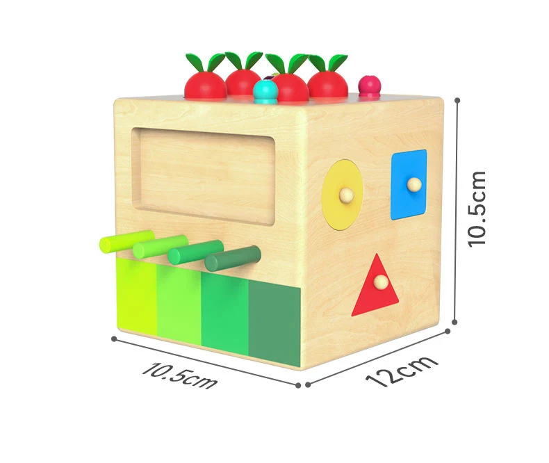 Montessori Início Caixa Educacional filhos a forma de madeira Sorter Toy