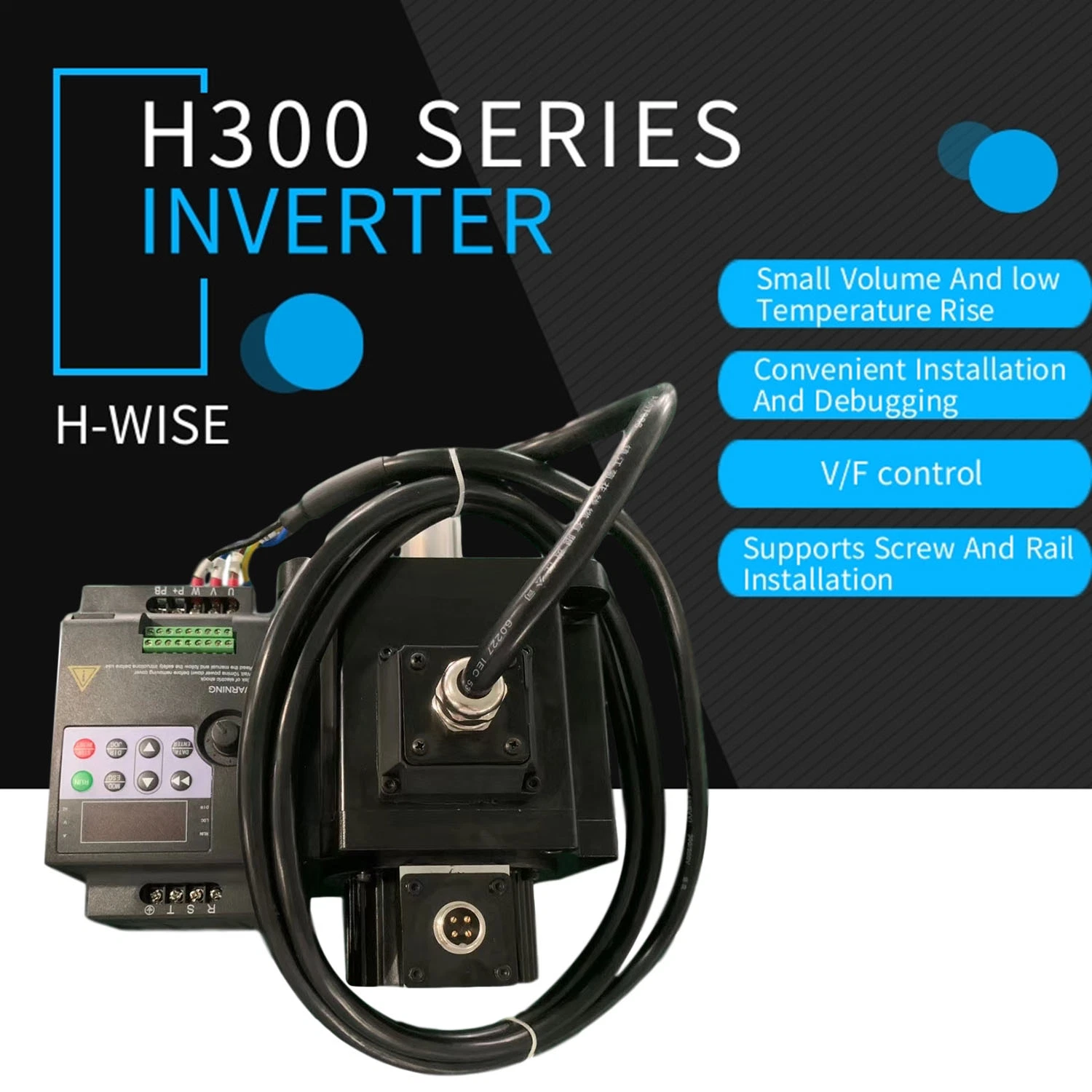 Pump and Fan Motor AC Drives 2.2kw Mini Economical Frequency Inverter/Power Inverter/Converter