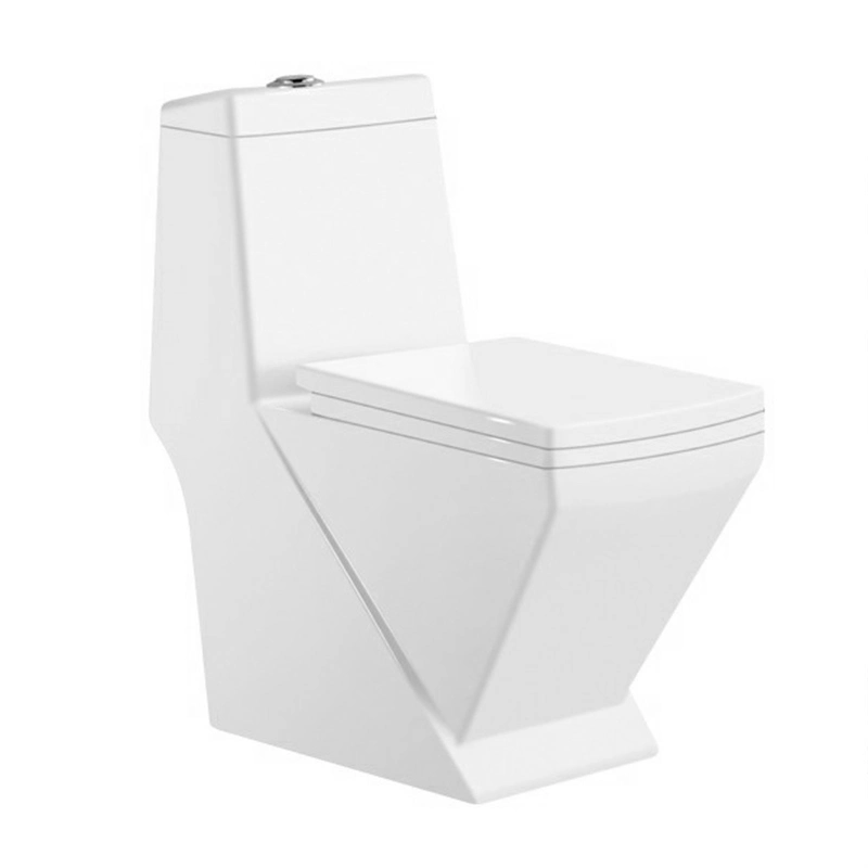 Wholesale Sharp Square Design Middle East Hot Sale Toilet Sets Bathroom White Color One Piece Wc Sanitary Ware Wc