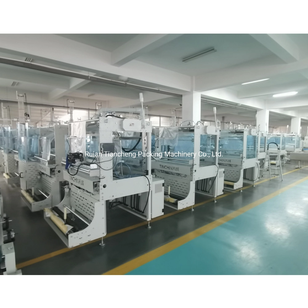 Fully Automatic Plastic Lids Counting Packing Machine and Case Loader