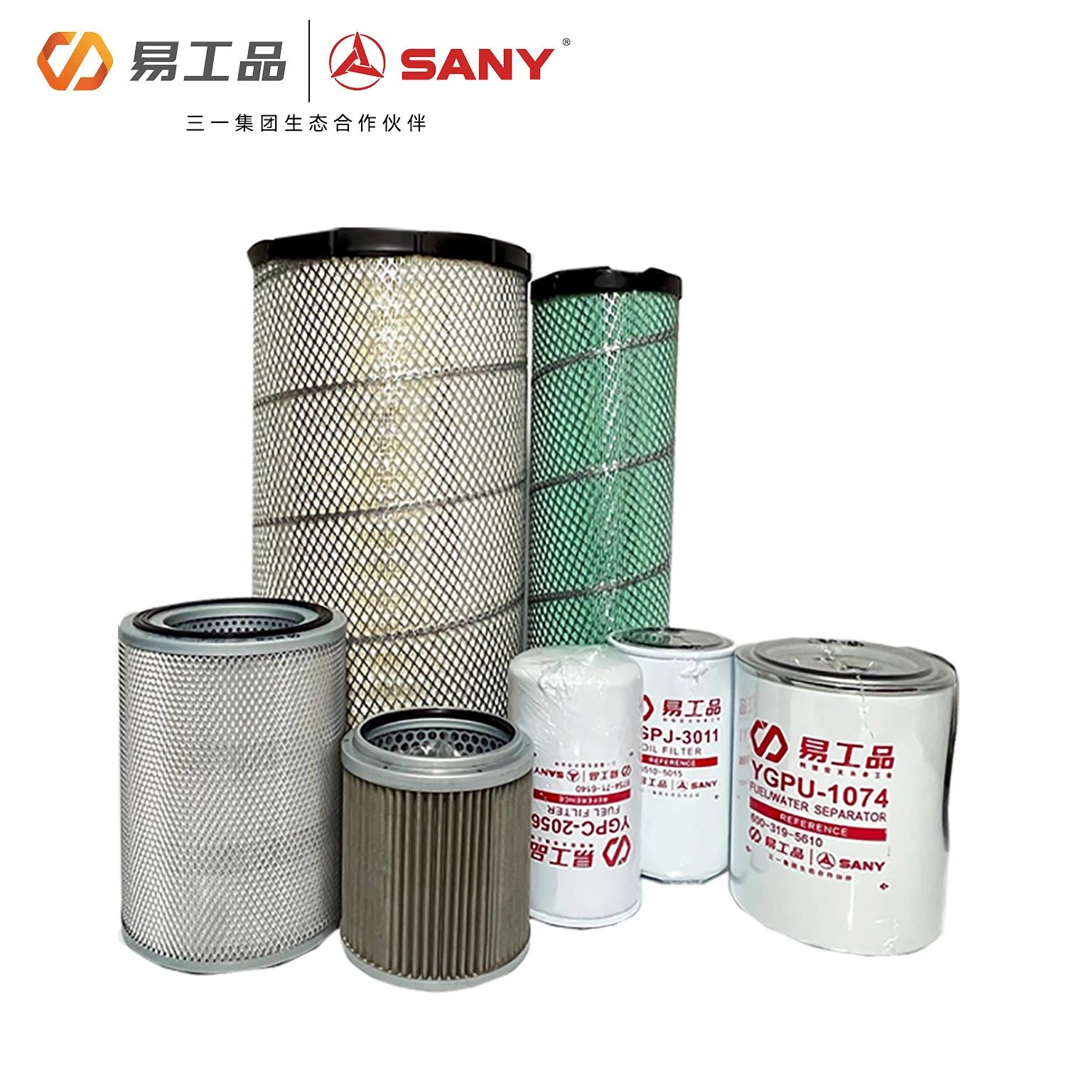 Filter Element Used for Excavators/Auto Parts/Engine Parts/High Performance and Durable Oil Filter Air Filter Diesel Filter Pilot Filter