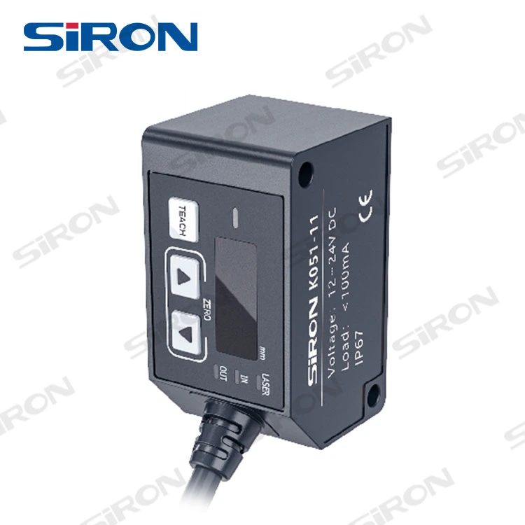 Siron K051-11 High Precision Aluminium LED Display Laser Displacement Sensor