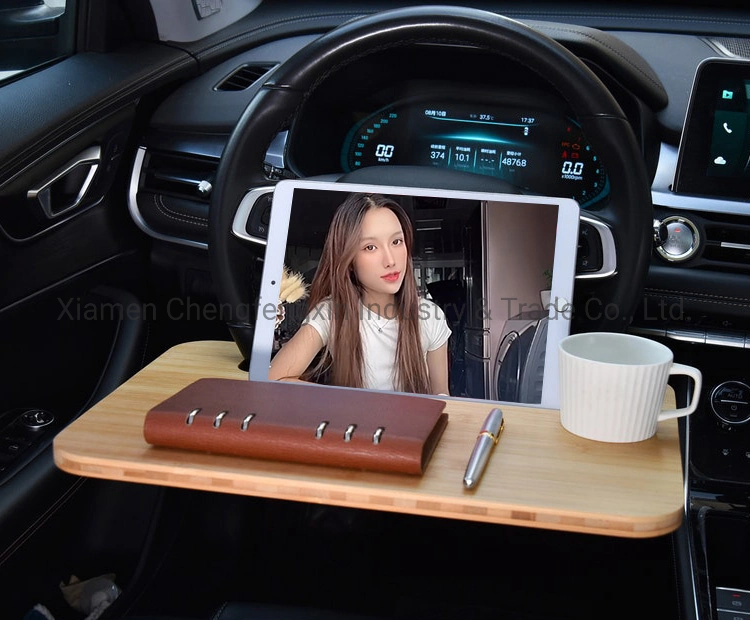 Alquiler de Volante el soporte del portátil a bordo de la tabla de la bandeja multiusos de estante de la tabla de palet de madera