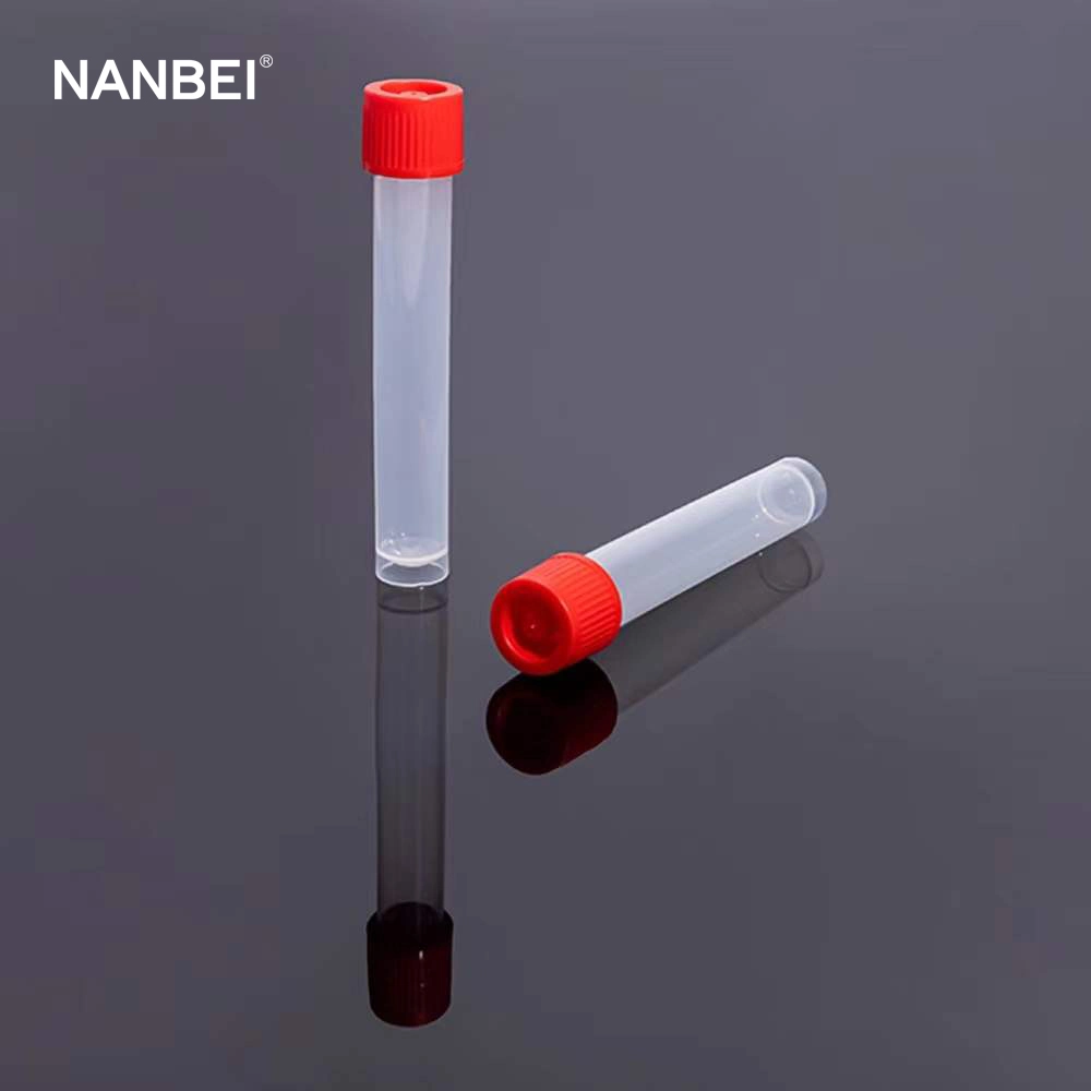 Nanbei Medical Grade PP Material Disposable Self-Standing Screw 1.5ml 1.8ml 2ml 5ml 10ml Cryovial Freezing Cryogenic Tube Cryotube Vials