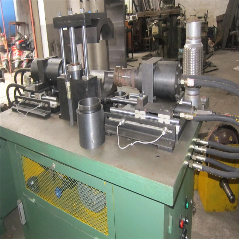 Exhaust Bellow/Pipe Interlock Tubing Machine