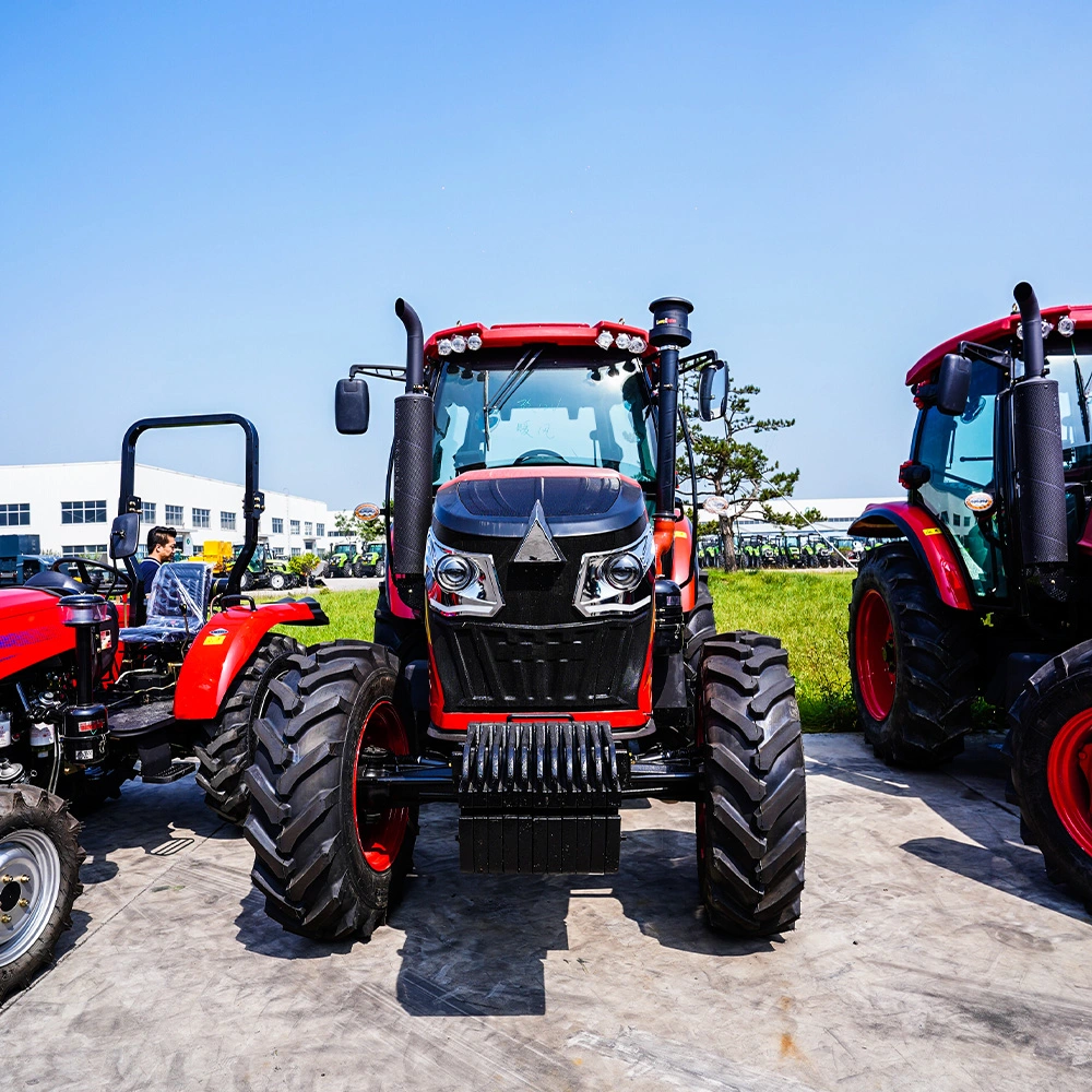 Mini Traktor 100HP 4WD Landmaschinen Pflügegeräte Landwirtschaft Diesel Traktoren