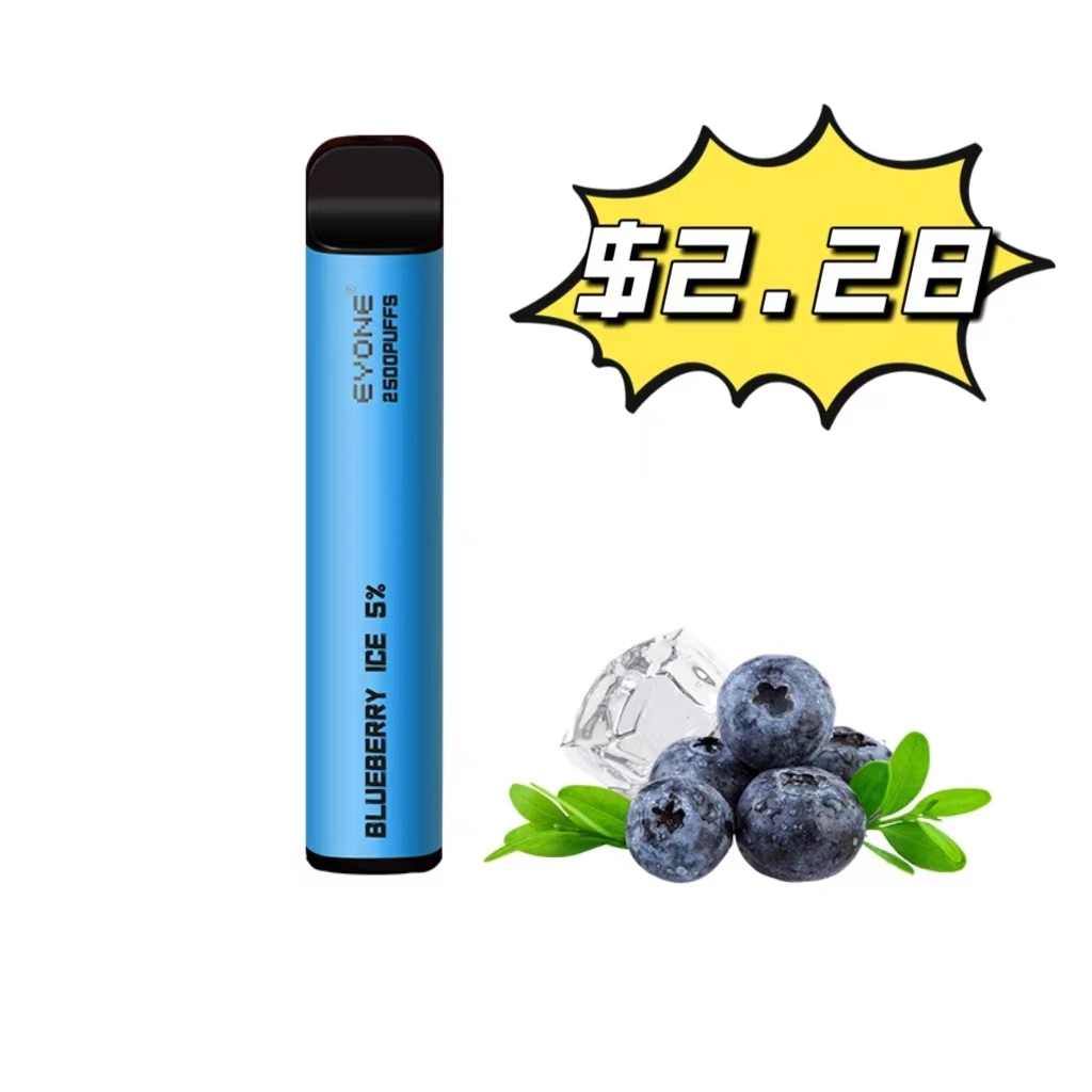 Fábrica de China 7ml de E-Liquid Pre-Filled un 5% de sales de la NIC 5 sabor a fruta sabor popular de bolitas de 2500 Mayorista de pilas recargables tipo C I E-Vape desechables narguile Shisha Pen