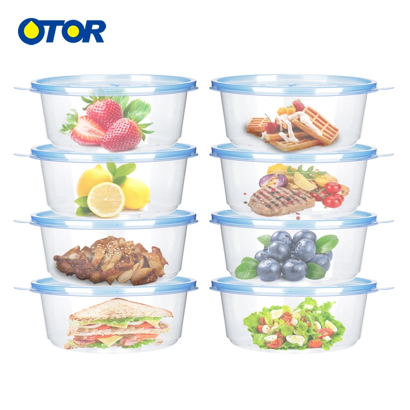 OTor 10oz-60oz Lebensmittelaufbewahrung Kunststoff Lebensmittel Conatainer Mahlzeit Prep mit Deckel