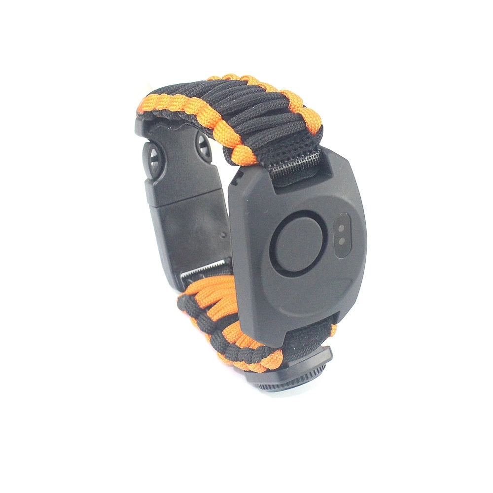 Paracord bracelete de sobrevivência 8-em-1 Pulseira Alarme pessoal de emergência de Auto-Defesa Ferramenta de Segurança24382 de IC