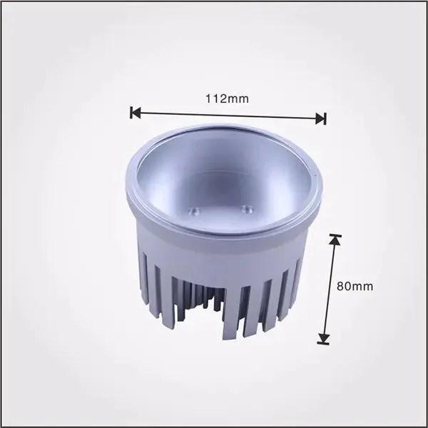 Radiador de girasol radiador electrónico de alta potencia módulo en forma de forja en frío Radiador