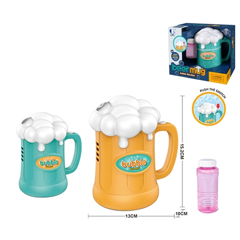 Outdoor/Indoor Toy Electric Beer Mug Bubble Machine Toy