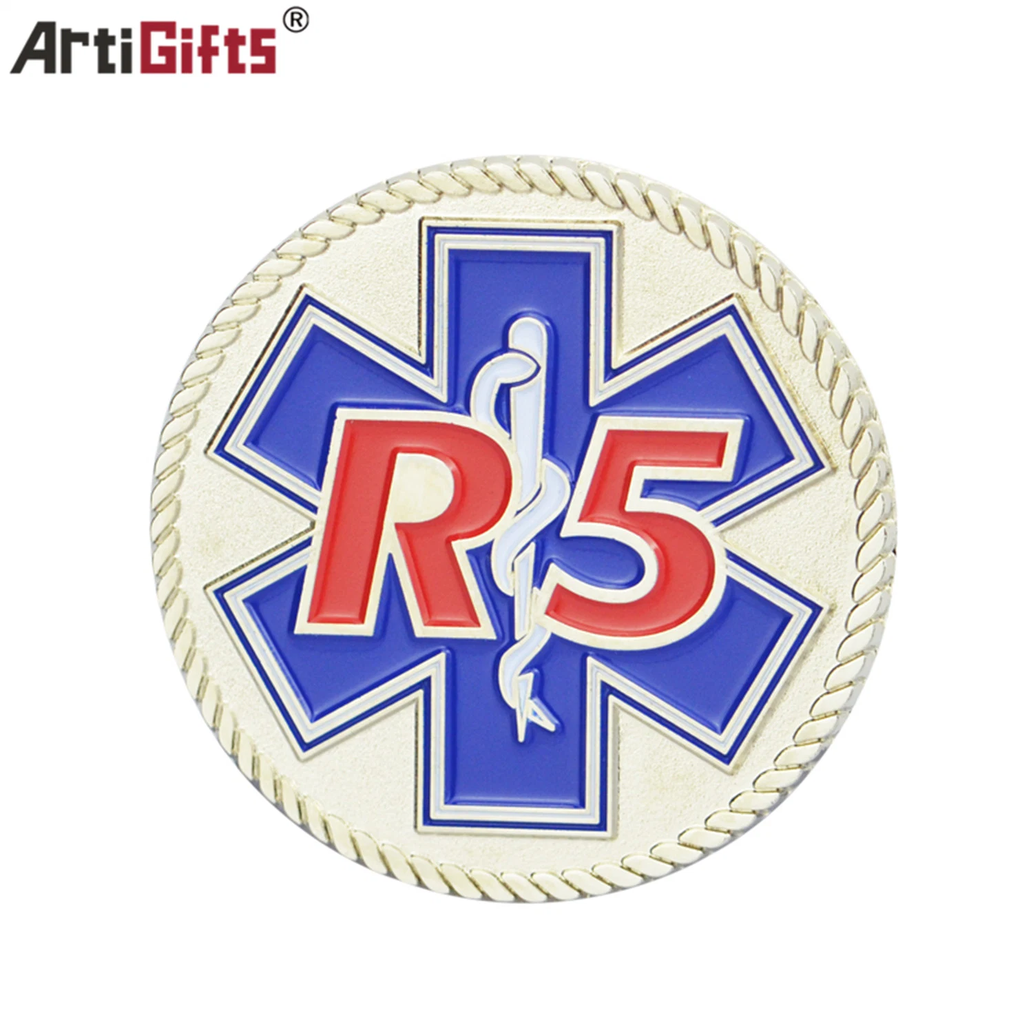 Customer Design Football Logo Challenge Coin