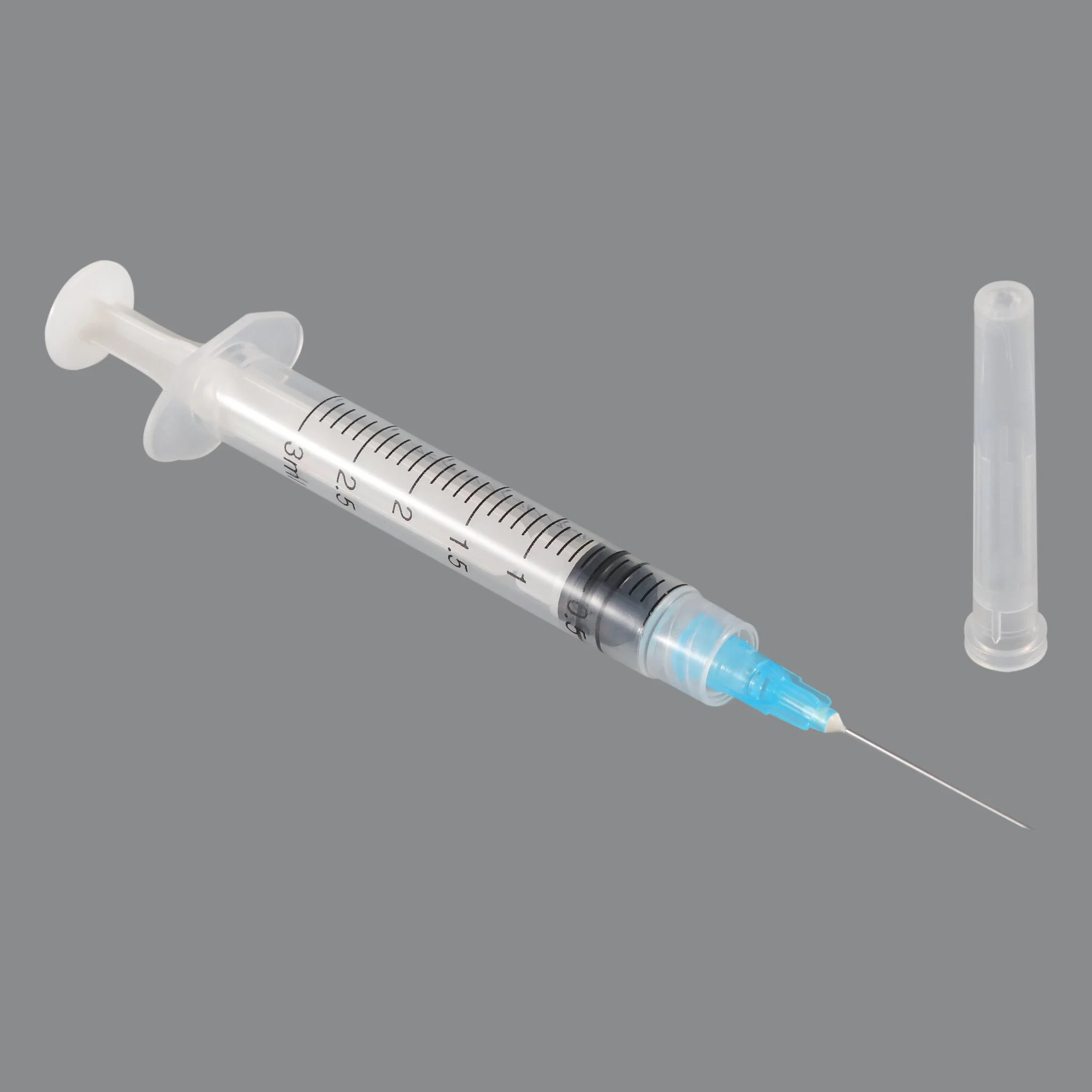 Convenient Medical Grade PP or PE for Barrel and Plunger Syringe