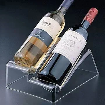 Custom 6 bouteilles de vin en acrylique Rack pour un comptoir