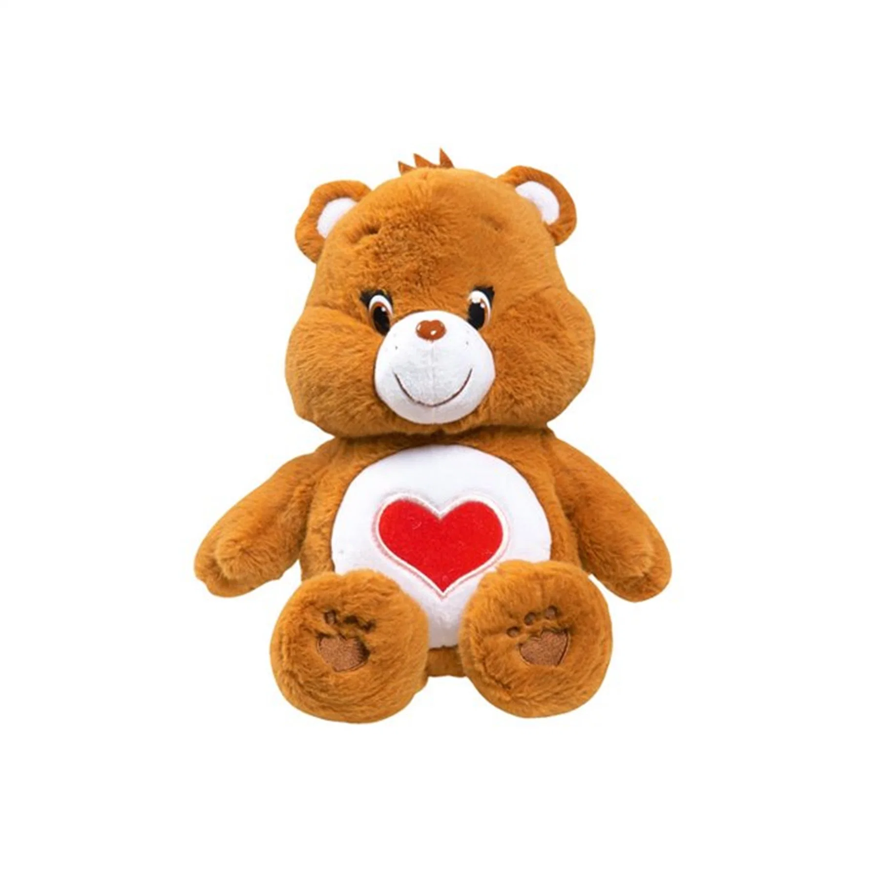 Plush Soft Stuffed Custom Sitting Teddy Bear with Embroidered Heart