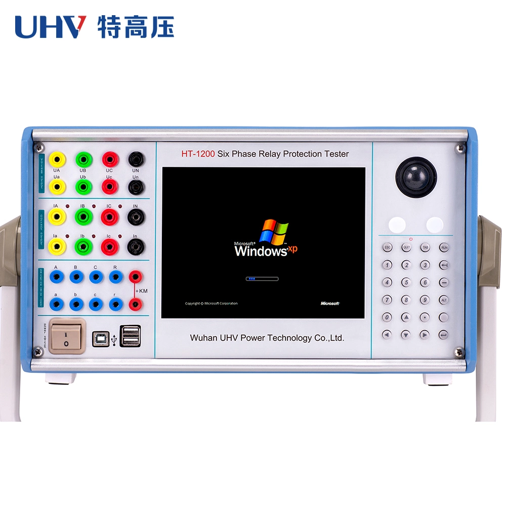 Ht-1200 Relay Protection Tester Intelligent Six Phase Relay Test Machine