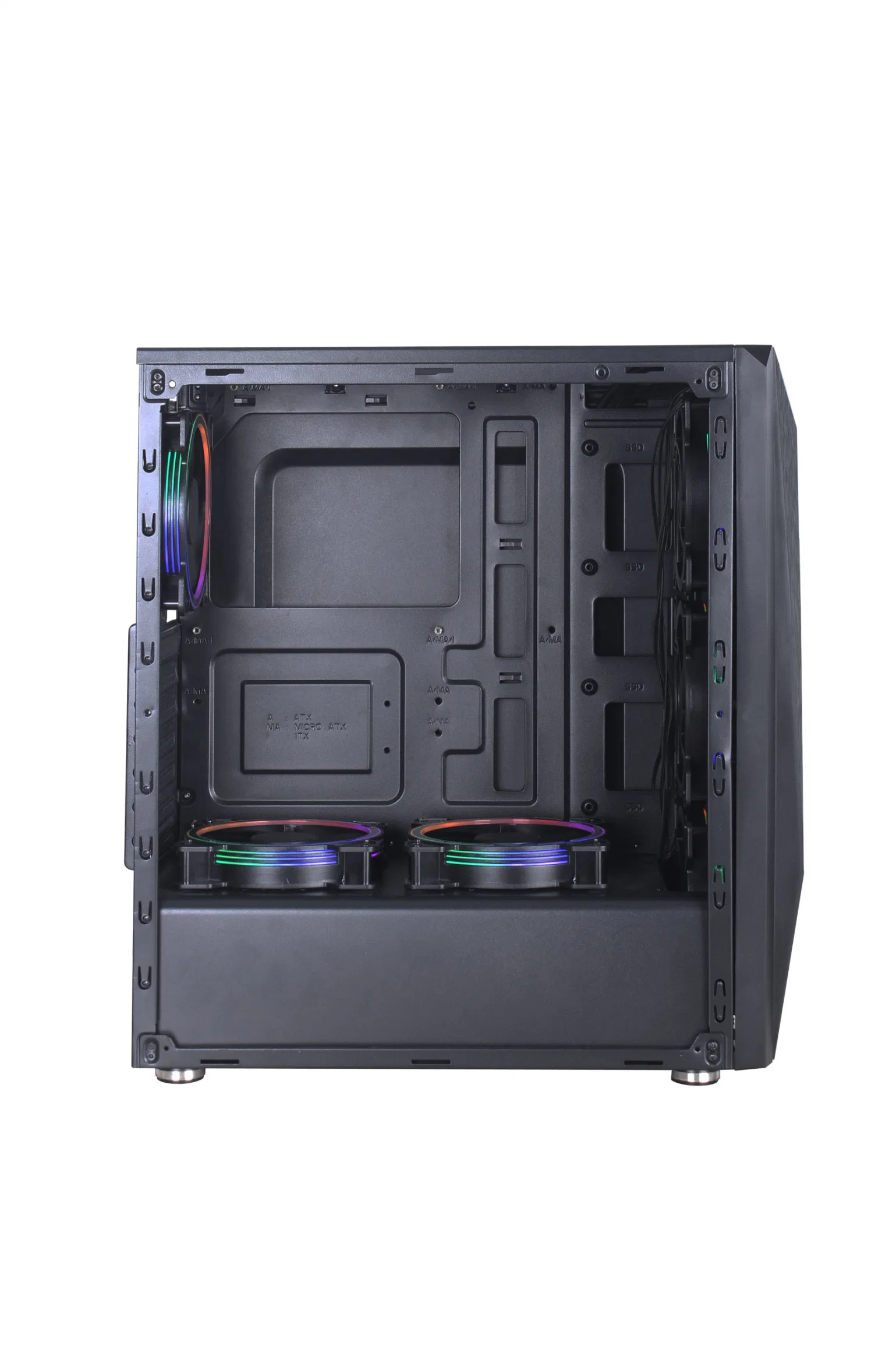 New Design with Glass Side ATX Computer Cabinet Gaming PC Case