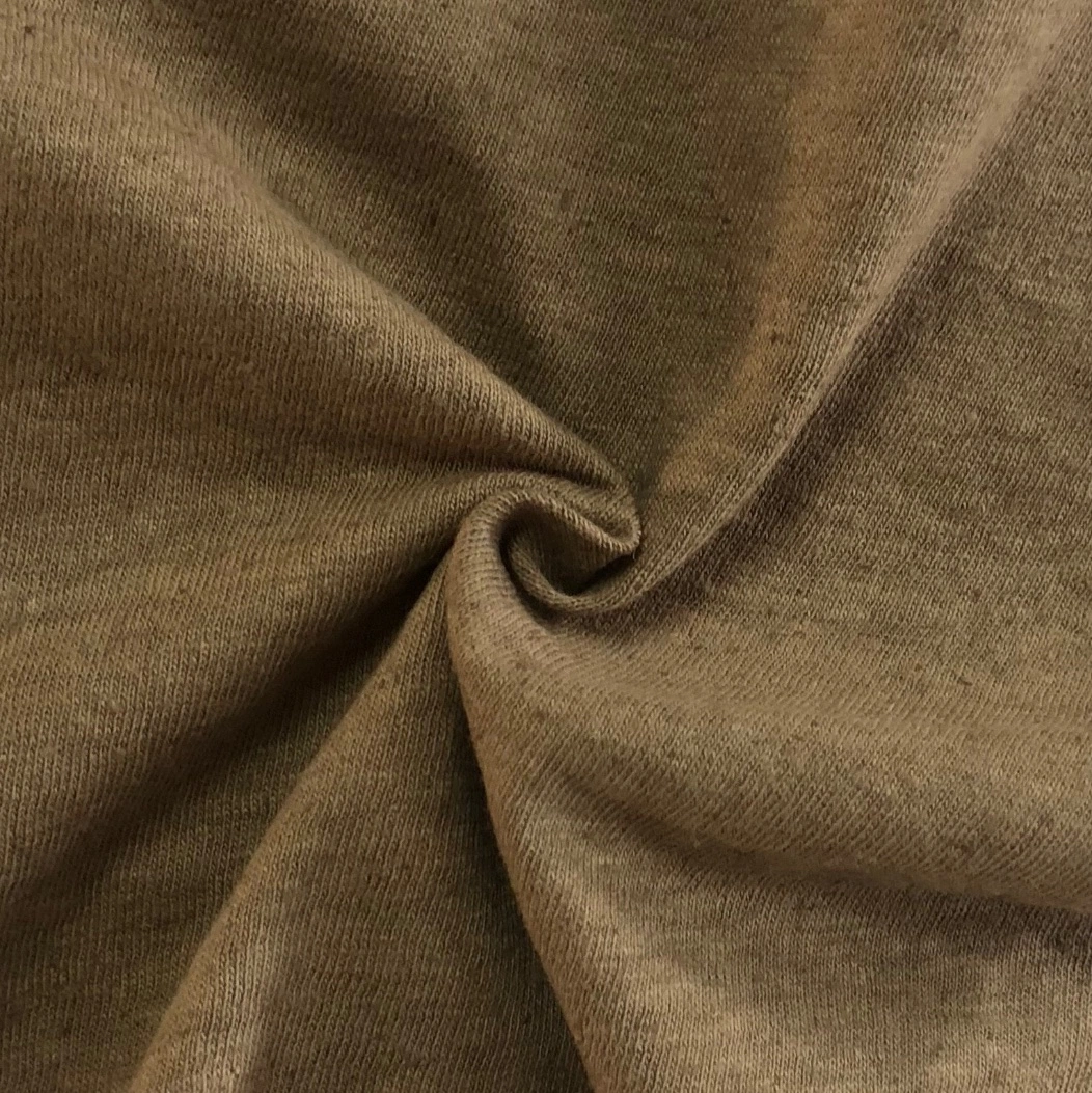 Natural Dyed Hemp Organic Cotton Fabrics in Brown Color (ND-0346-0002)