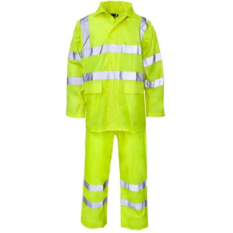 Orange gut sichtbare Regenjacken/Arbeitskleidung/Regenmantel/Uniform für Damen und Herren