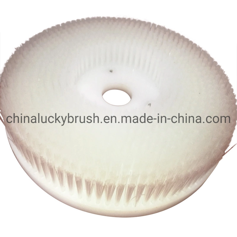 600mm Nylon Wire Round Plate Brush for Mold Cleaning (YY-433)