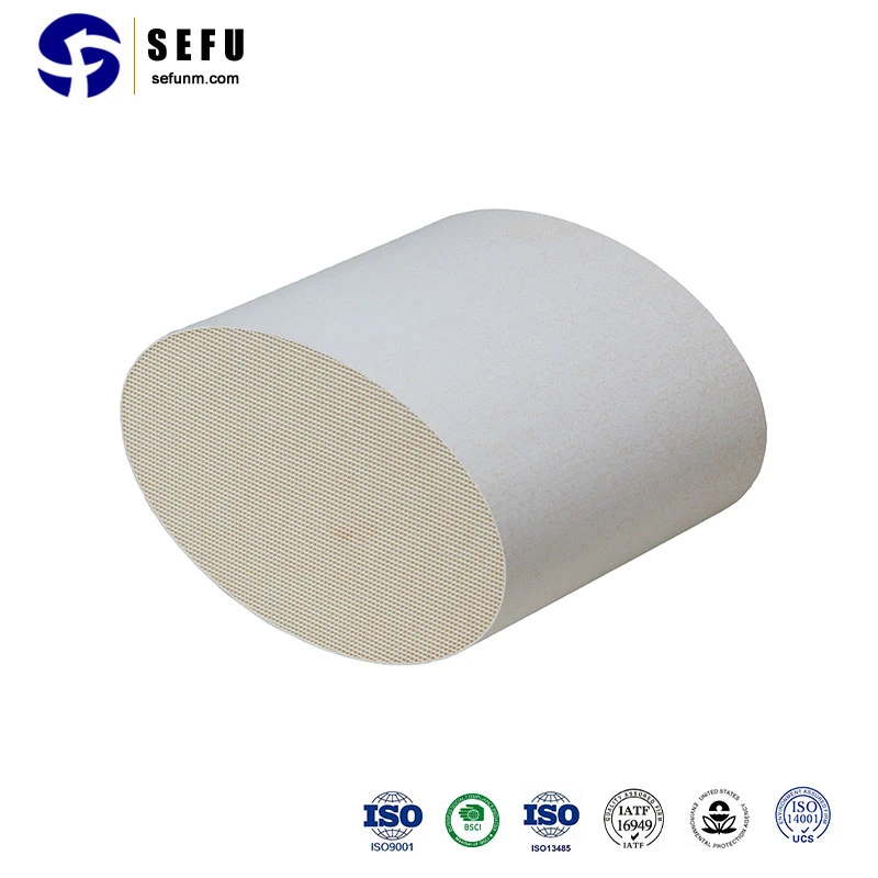 Sefu China Catalytic Converter Diesel Particulate Filter Supply Vehicle/Motorcycle Ceramic Honeycomb Catalyst Substrate Auto Catalytic Converters