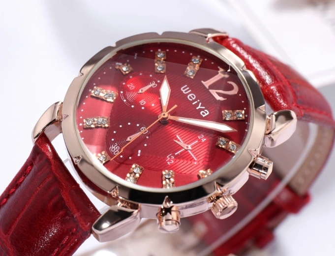 Factory Promotion Direct Sale Women Quartz Wrist Gift Watches (WY-1060)