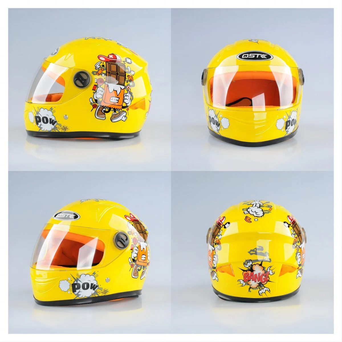 Motorcyle Full Face Helmets for Kids, Children in PP Materials