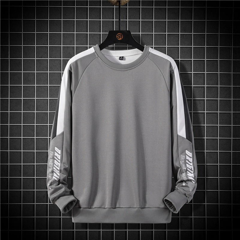 Outdoor Sports Pullover Printed Crew Neck Sweater