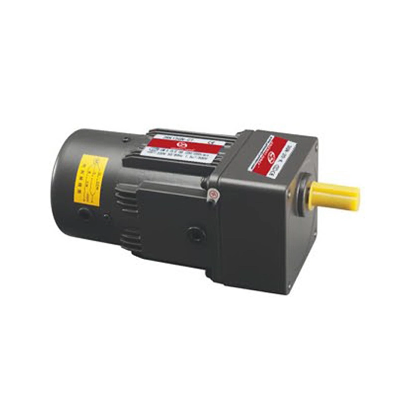 6W 10W 60mm Single-Phase AC Geared Electrical Motor with Brake for Boiler Fan