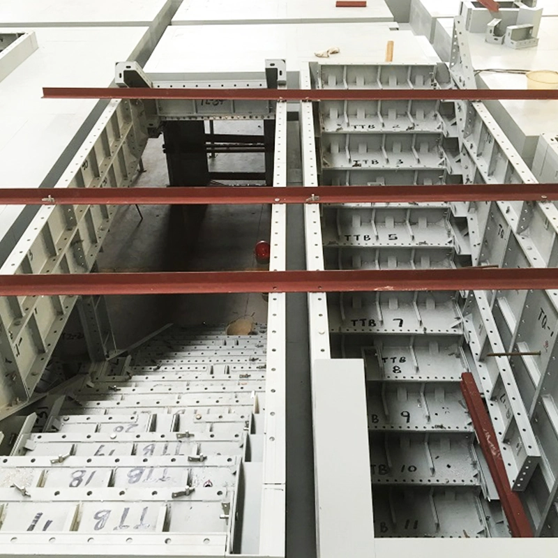 Sistema de encofrado de losa de hormigón encofrado de aluminio para la construcción de edificaciones
