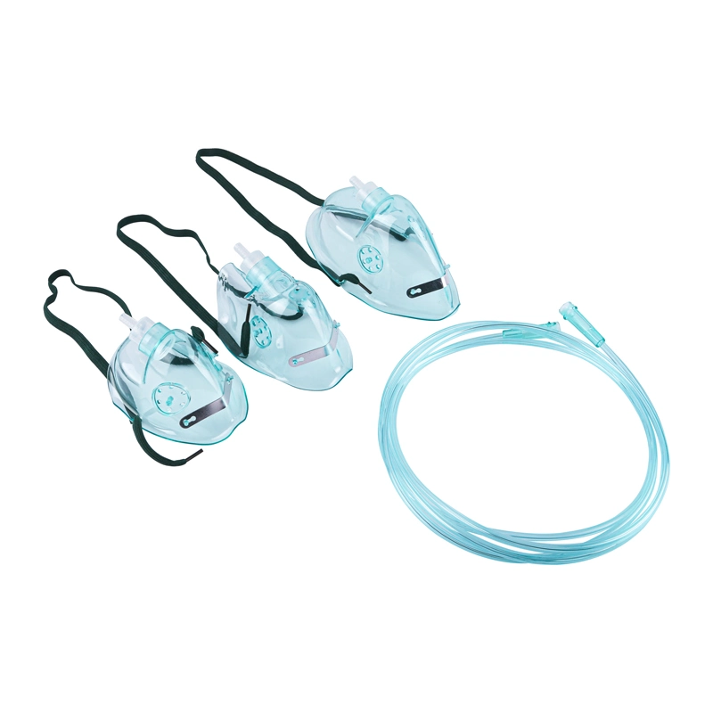 Medical PVC Breathing Respirator Children Oxygen Mask with Tube