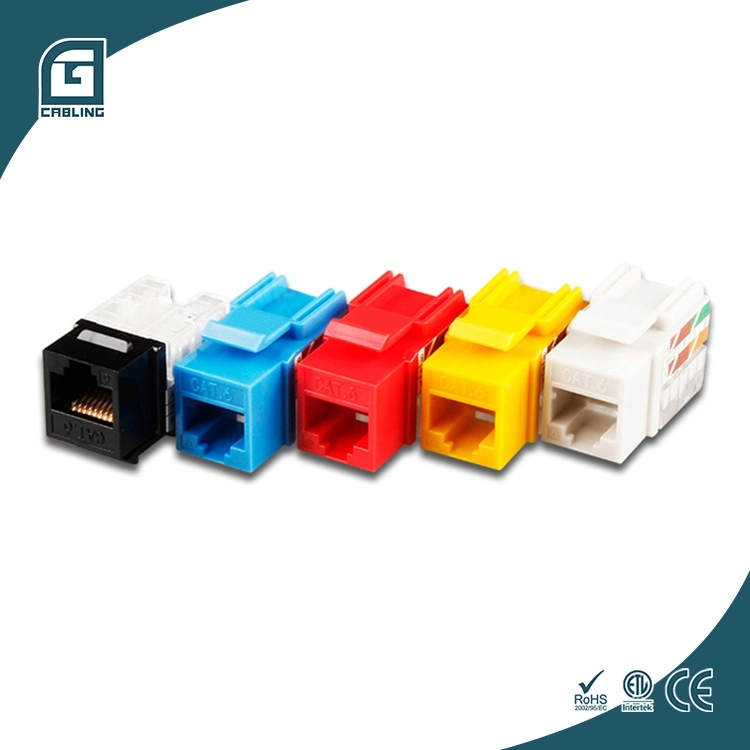 Gcabling RJ45 CAT6un Cat 6 Cat7 USB C raccord Panduit coaxial démontable sans outils réseau Dénudage Keystone Jack