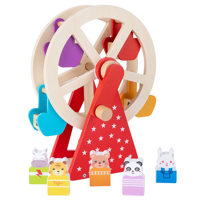 Hand-Rocking Ferris Wheel Young Children Puzzle Early Education Interactive Games