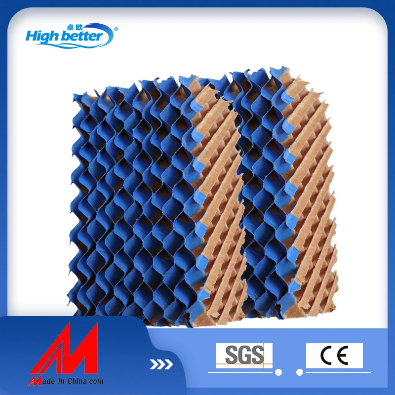 Factory Price 5090/6090/7090 Greenhouse/Poultry House Poultry Equipment Evaporative Color Cooling Pad/Water Evaporative Cooling System