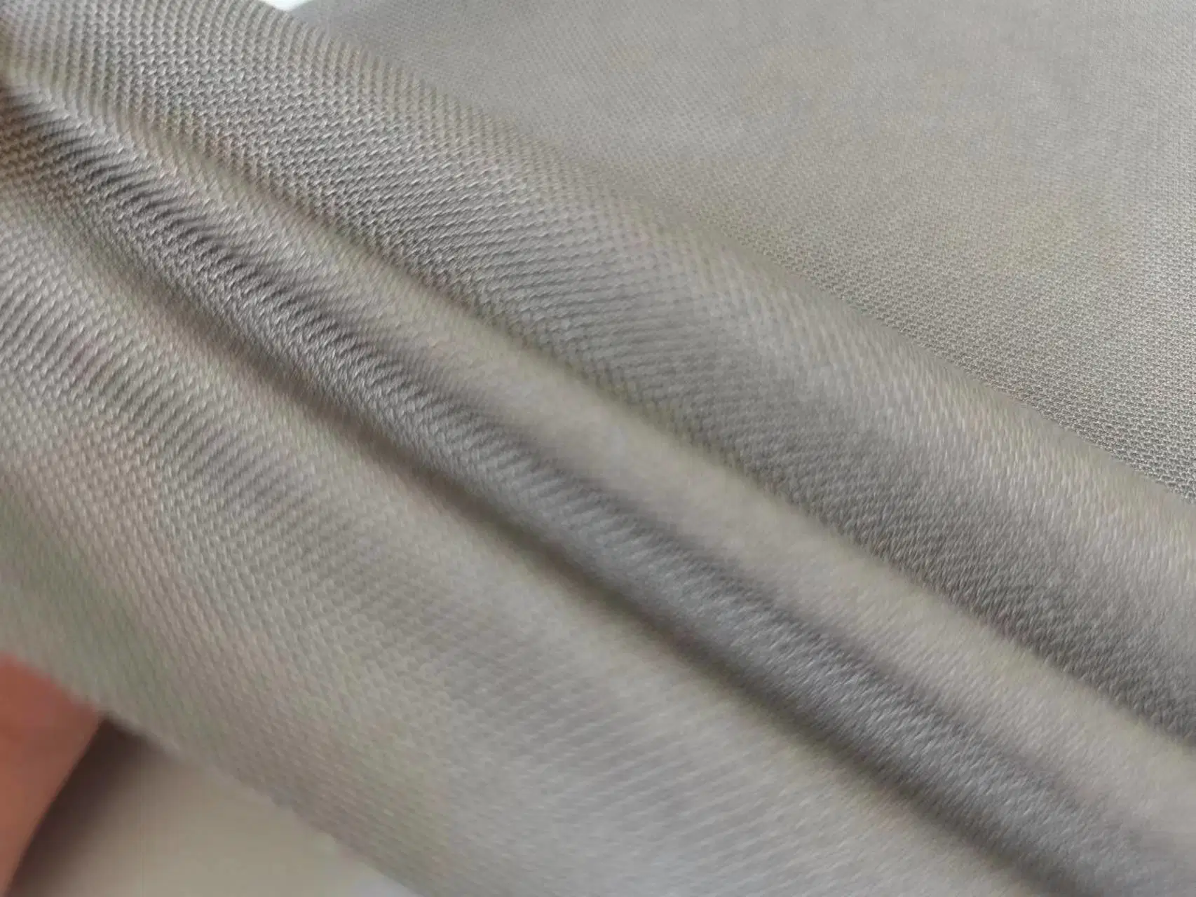 Two-Way Stretch Spandex Silver Mesh Elastic Anti Radiation Conductive Fabric