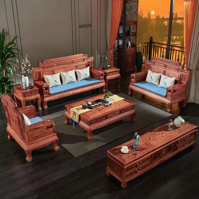 Rosewood Sofa Combined Living Room Furniture