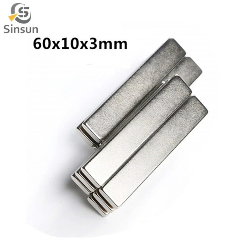 High Performance Square Bar Shape N52 Super Strong Neodymium Magnet