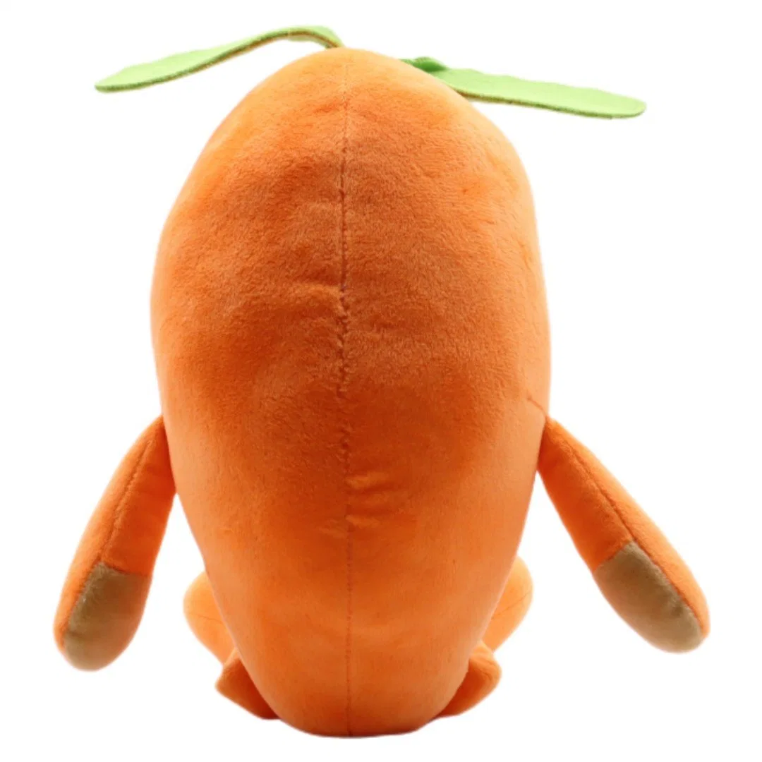 Vente en gros mignon poupée de légumes enfants peluche Carrot Toys Orange 35cm Peluche enfants jouet bébé cadeau radis assis Carota