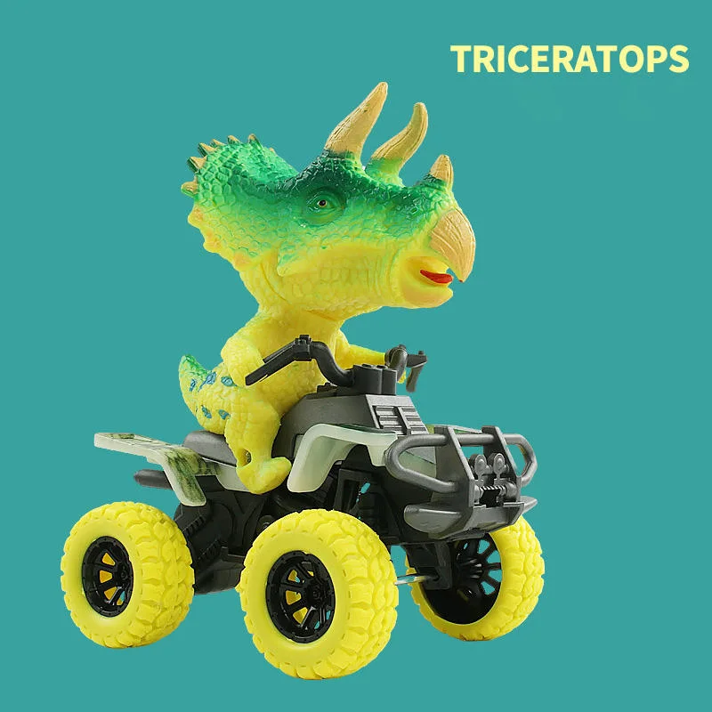 Hot Sale Dino Pull Back Car Multi Style Dinosaur World Vehicle Truck Toys Jurassic Toy Pull Back Truck Toys