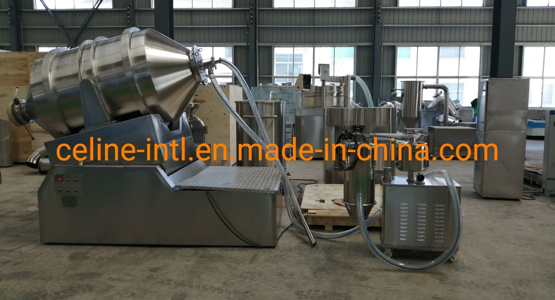 Food Industry Animal Feed Mixing Machine / Poultry Feed Blender Equipment